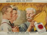 1943 Lucky Strike Cigarettes Ad ~ James Chapin Art