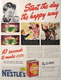1939 Nestles Cocoa Ad ~ Start the Day the Happy Way