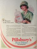 1927 Pillsbury's Best Flour Ad ~ A Bargain