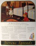 1924 Stevens Child's Patchwork Bedspread Ad ~ John Rae Art