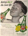 1955 Vintage Seven 7-Up Ad ~ Nothing Does It