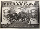 1903 Ben-Hur Flour Ad ~ Two Sacks