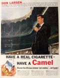 1957 Camel Cigarettes Ad ~ NY Yankees Don Larsen