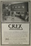 1903 Crex Grass Carpet Ad ~ Sanitary Floor Covering
