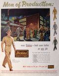 1952 Dickies Work Clothes Ad ~ Look Even Better