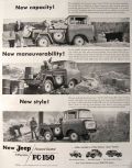 1957 Vintage Jeep FC-150 Ad ~ Forward Control