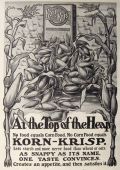 1903 Korn Krisp Cereal Ad ~ Top of the Heap