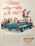 1957 Pontiac Strato-Streak V-8 Ad ~ Writing History