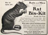 1903 Rat Biscuit Rat Poison Ad