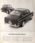 1966 VW Volkswagen Fastback Ad ~ All the Beauty of the Ugly One