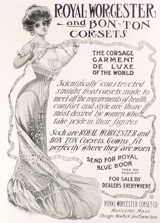 1903 Royal Worcester & Bon-Ton Corsets Ad