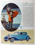 1933 Cadillac V-8 Five Passenger Coupe Ad ~ Vasco Balboa
