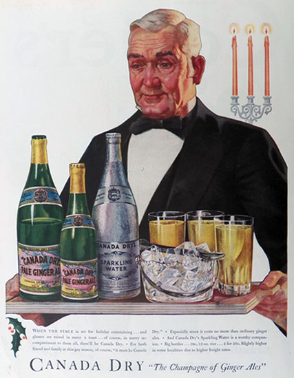 1934 Canada Dry Ginger Ale & Sparkling Water Ad