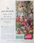 1931 Coke Coca Cola Ad ~ Boy Scout Troop 19, Jacksonville FL
