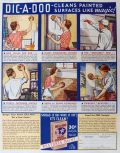 1934 Dic-A-Doo Paint Cleaner Ad ~ Cleans Like Magic!