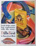 1931 Dill's Best Smoking Tobacco Ad ~ Horseshoes