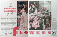 1931 Say It With Flowers Ad ~ The Sweetest Valentine