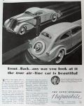 1934 Hupmobile Automobile Ad ~ True Airline Car