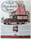 1931 International Trucks Ad ~ S.S. Pierce Company, Boston