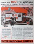1932 International Harvester Truck Ad ~ Nabisco Truck