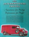 1934 International Harvester Truck Ad ~ Half-Ton