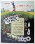 1931 Lifesavers Candy Ad ~ Hole In One
