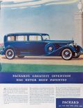 1934 Packard Car Ad ~ Greatest Invention