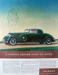 1934 Packard Car Ad ~ Famous Slogan
