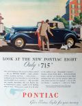 1934 Pontiac Eight Ad ~ Cabriolet