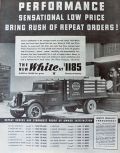 1934 White Trucks Photo Ad ~ New York Central Lines