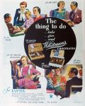 1934 Whitman's Chocolates Ad ~ The Thing to Do