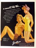1943 Jantzen Pete Hawley Pinup Style Swimsuit Ad