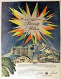 1955 Newly Opened Beverly Hilton Hotel Ad