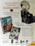 1947 Kodak Brownie Flash Six-20 Ad ~ Full Color, Too