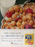 1955 Corn Kix Cereal Ad ~ New High Puff