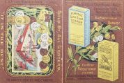 Duryea's Starch Victorian Trade Card / 1883 Calendar