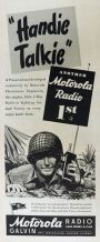 1944 Motorola "Handie-Talkie" Radio Ad