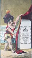 Swinborne's Isinglass Gelatine Victorian Trade Card ~ Set of 3