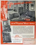 1940 Virginia House Maple Furniture Ad ~ The Stratford
