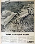 1944 B.F. Goodrich Tires Ad ~ Dragon Wagon