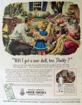 1947 North America Insurance Ad ~ New Doll