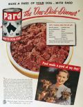 1947 Pard Dog Food Ad ~ Airedale Terrier