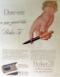 1947 Parker "51" Fountain Pen Ad ~ Artzybasheff Art
