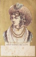 Age 16 and Age 60 ~ Mechanical Victorian Trade Card