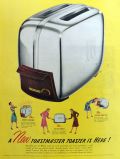 1947 Toastmaster Toaster Ad ~ Easy Lift Handles