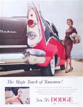 1956 Vintage Dodge Car Ad ~ Lancer? ~ Fins