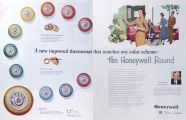 1953 Retro Honeywell Thermostat Ad ~ Matches Any Color Scheme