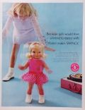 1969 Vintage Mattel Swingy Doll & Record Retro Ad