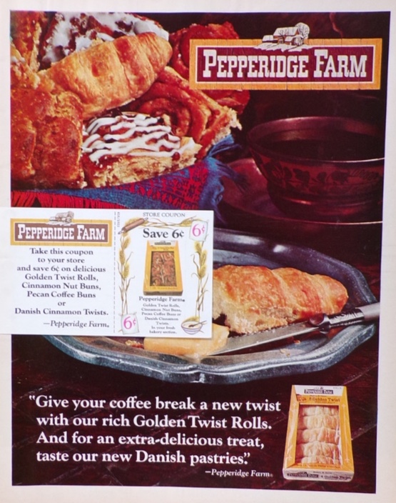 1967 Vintage Retro Pepperidge Farm Ad ~ 6&cent; Coupon