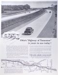 1955 Vintage Portland Cement Ad~ Ohio Turnpike Opens
